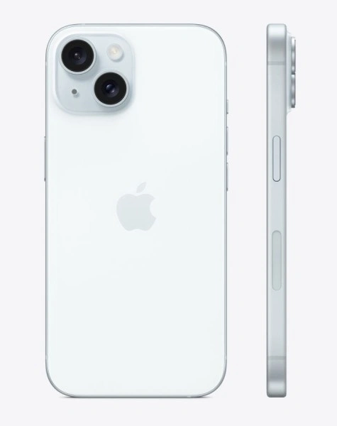 Смартфон Apple iPhone 15 128Гб Голубой (eSIM+SIM) (Без RuStore). Фото 2