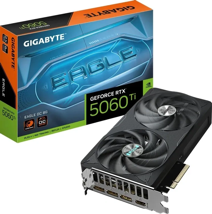 Видеокарта Gigabyte GeForce RTX 5060 Ti EAGLE OC 8GB GDDR7 128 bit PCIe 5.0. Фото 10
