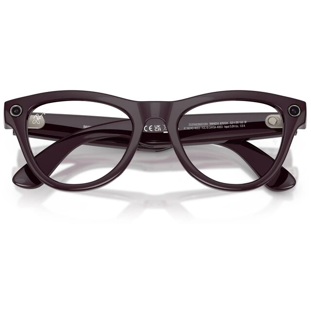 Умные очки Ray Ban Skyler (Gen 2) RW4014 Глянцевый мистический фиолетовый/Аметистовый фотохром M 150-52mm (601/1M52). Фото 5