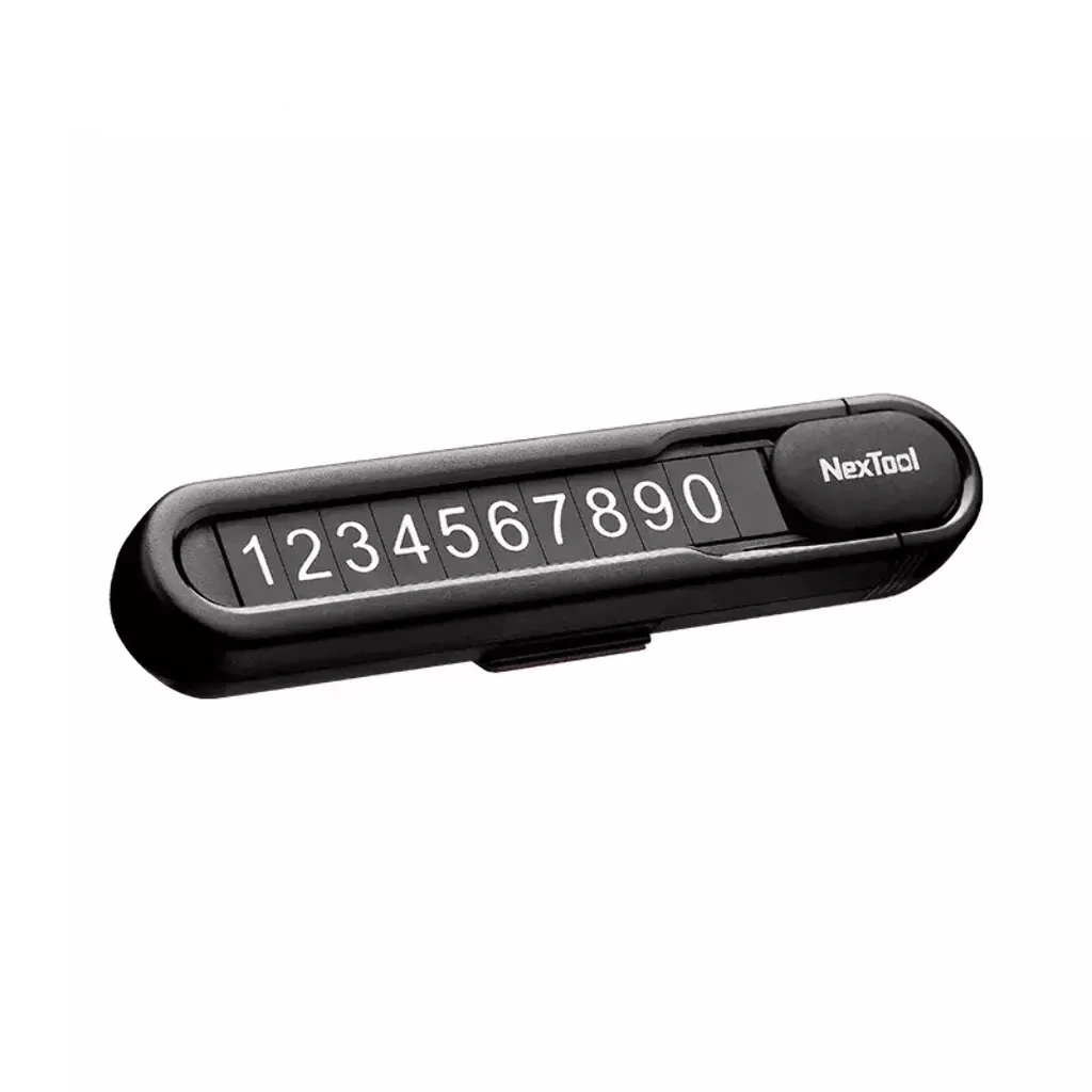 Временная карта парковки NexTool Multifunctional Parking Plate, Чёрная (NE20140). Фото 1