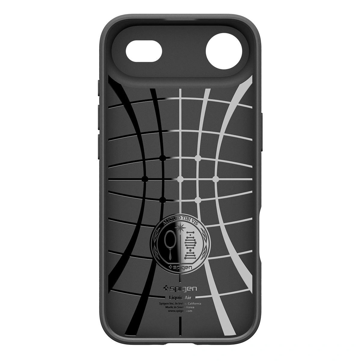 Накладка Spigen Liquid Air для iPhone Air, Матовый чёрный (ACS10302). Фото 3