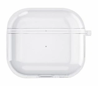 Чехол Silicone Case для наушников AirPods 3, Прозрачный. Фото 1