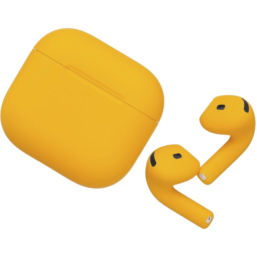 Беспроводные наушники Apple AirPods 4 ANC Color с шумоподавлением (Жёлтый матовый). Фото 3
