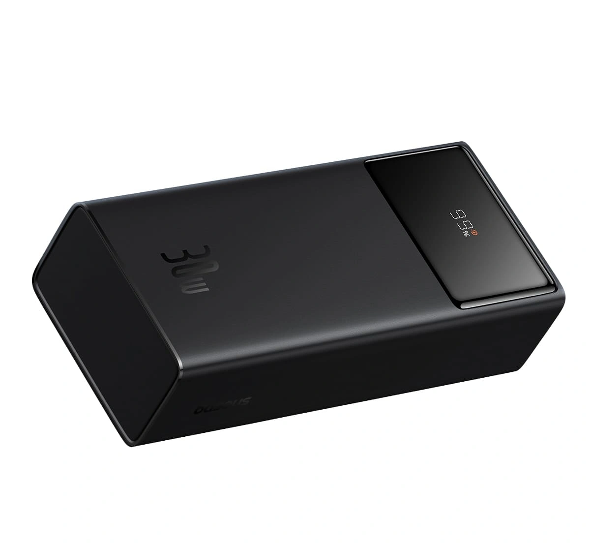Внешний аккумулятор Baseus Star-Lord Digital Display Fast Charging 30000mAh 30W с кабелем USB to Type-C 3A 0.3m, Чёрный (P10022905113-00). Фото 4
