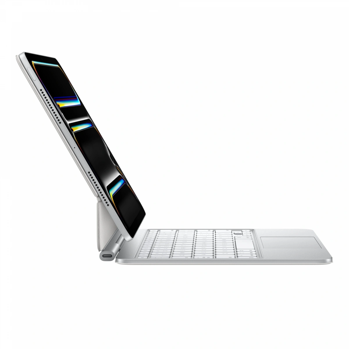 Чехол-клавиатура Apple Magic Keyboard для iPad Pro 11" M4 (2024), White (MWR03). Фото 3