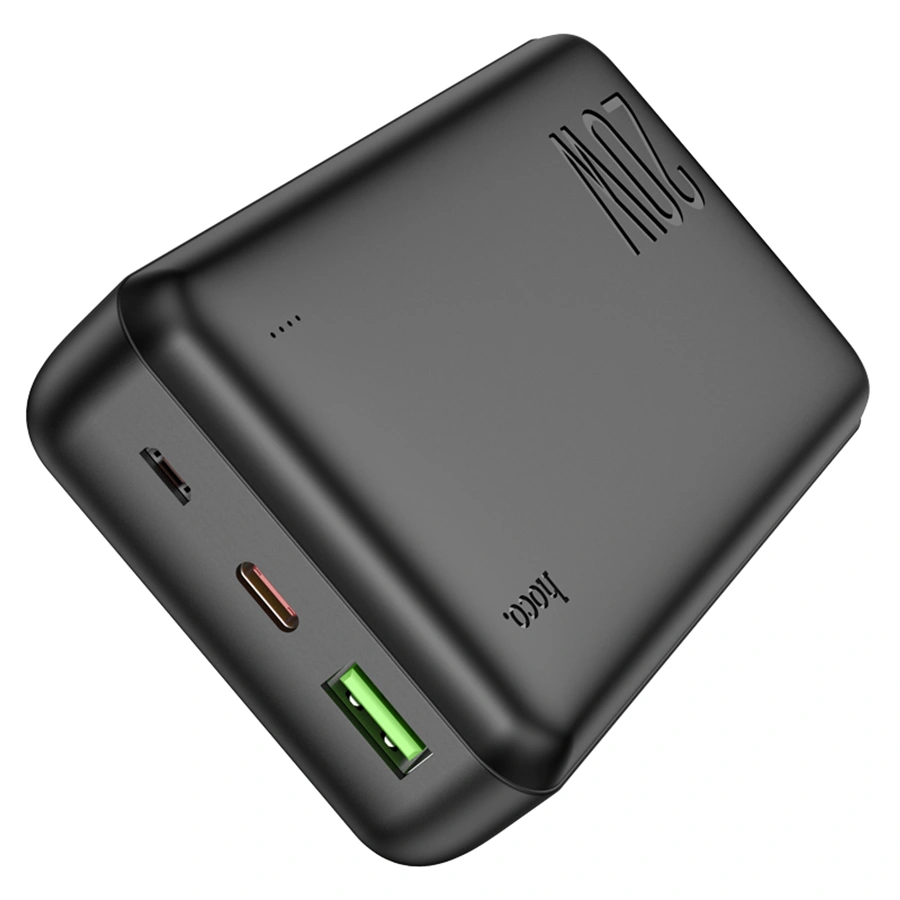 Внешний аккумулятор Hoco J87A Tacker PD20W+QC3.0 20000mAh, Чёрный. Фото 3
