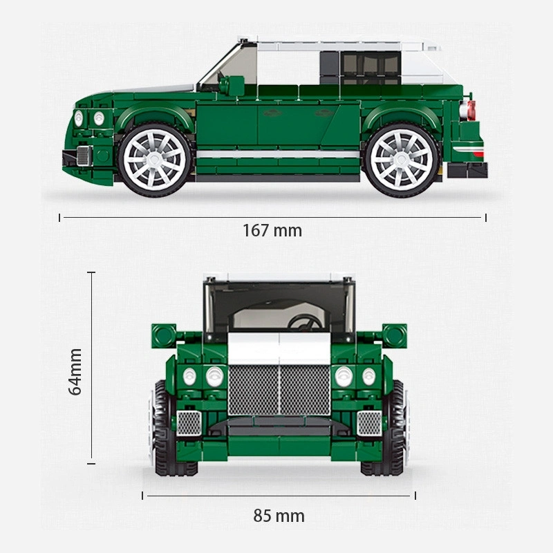 Конструктор Mould King Models 27026. Bentley Bentayga, 443 детали. Фото 4