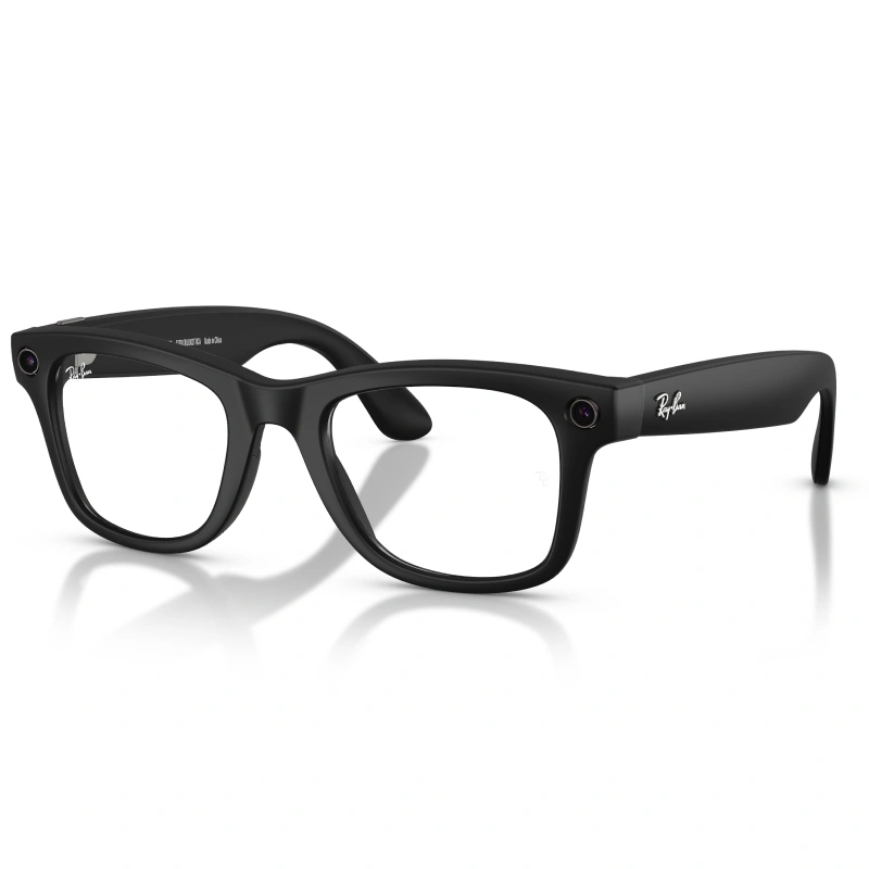 Умные очки Ray Ban Wayfarer (Gen 2) RW4012 Матовый черный/Серый фотохром L 155-53mm (601S1Z). Фото 1