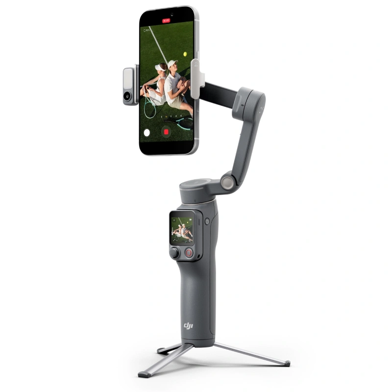 Стабилизатор электрический DJI Osmo Mobile 8P Advanced Tracking Combo, Чёрный. Фото 1