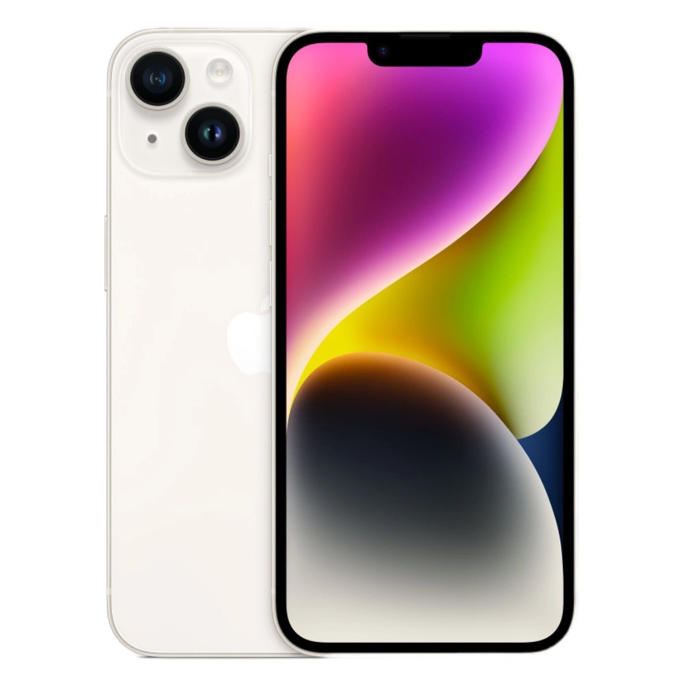 Смартфон Apple iPhone 14 256Гб Сияющая звезда (eSIM+SIM) (Без RuStore). Фото 1