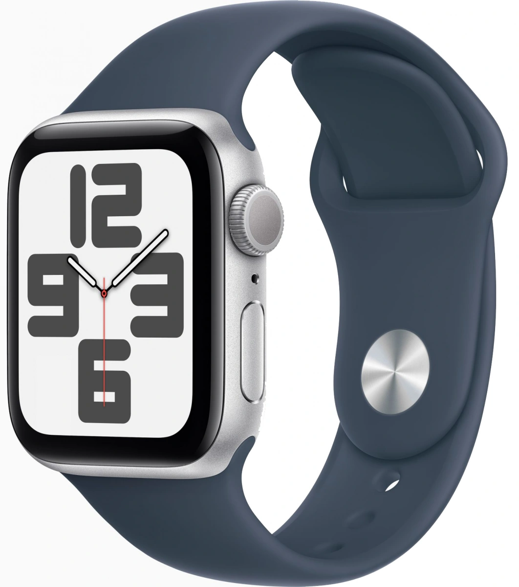 Apple Watch SE 2024, 44 мм, алюминий цвета "серебро" (Уцененный товар). Фото 1