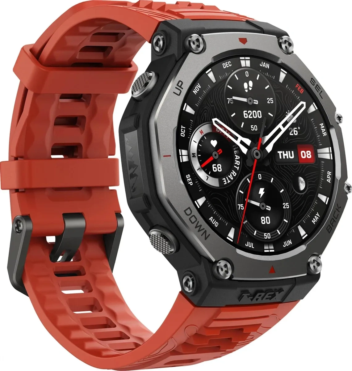Умные часы Huami Amazfit T-Rex 3, Lava (A2323). Фото 3