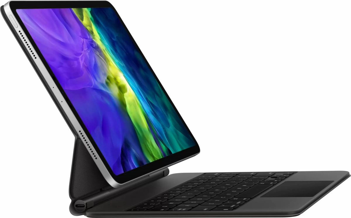 Чехол-клавиатура Apple Magic Keyboard для iPad Air (4, 5 поколения), Чёрная (MXQT2). Фото 2