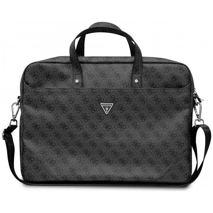 Сумка для ноутбука Guess 4G Bag with Triangle metal logo для ноутбуков 13/"15"/16", Серая (GUCB15P4TK). Фото 1