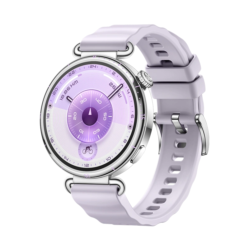 Смарт-часы Huawei Watch GT 6 41мм, Фиолетовый, Ремешок сиреневый из фторэластомера (KSU-B19). Фото 1