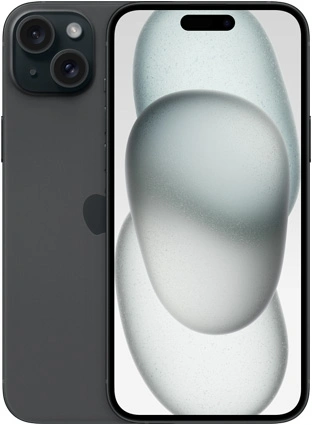Смартфон Apple iPhone 15 Plus 128Гб Чёрный (eSIM+SIM) (Без RuStore). Фото 1
