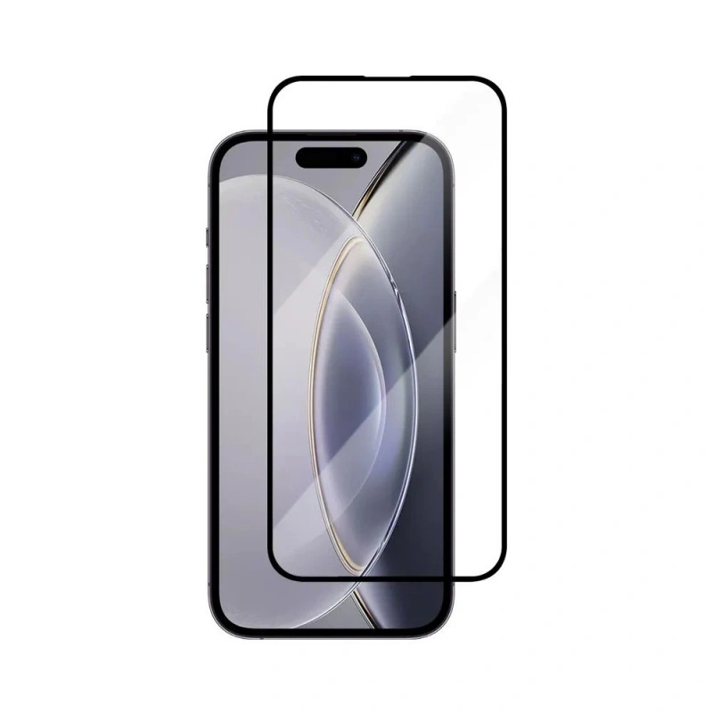 Защитное стекло Remax GL-27 3D для iPhone 15 Pro, Чёрное. Фото 1