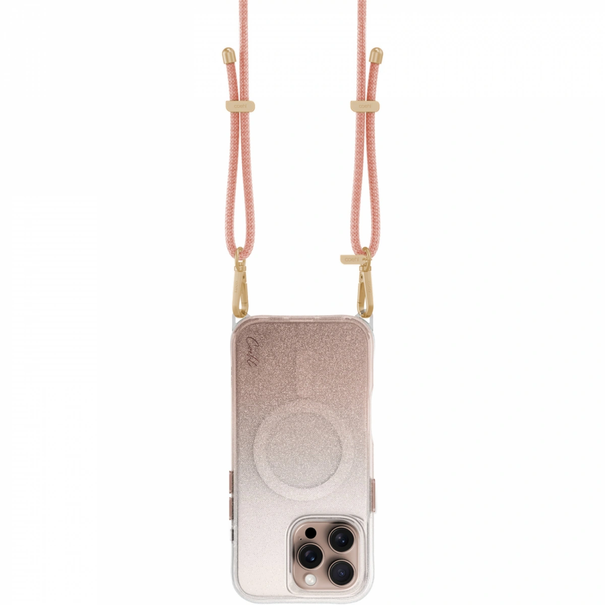 Накладка Uniq для iPhone 16 Pro COEHL Lumino (MagSafe), Rose Gold (IP6.3P(2024)-LUMMRGLD). Фото 4