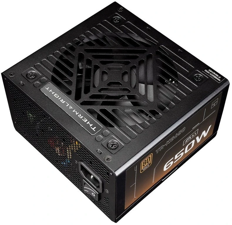 Блок питания Thermalright TR-KG650, 650W, 80+ Gold, ATX3.1, Чёрный. Фото 4