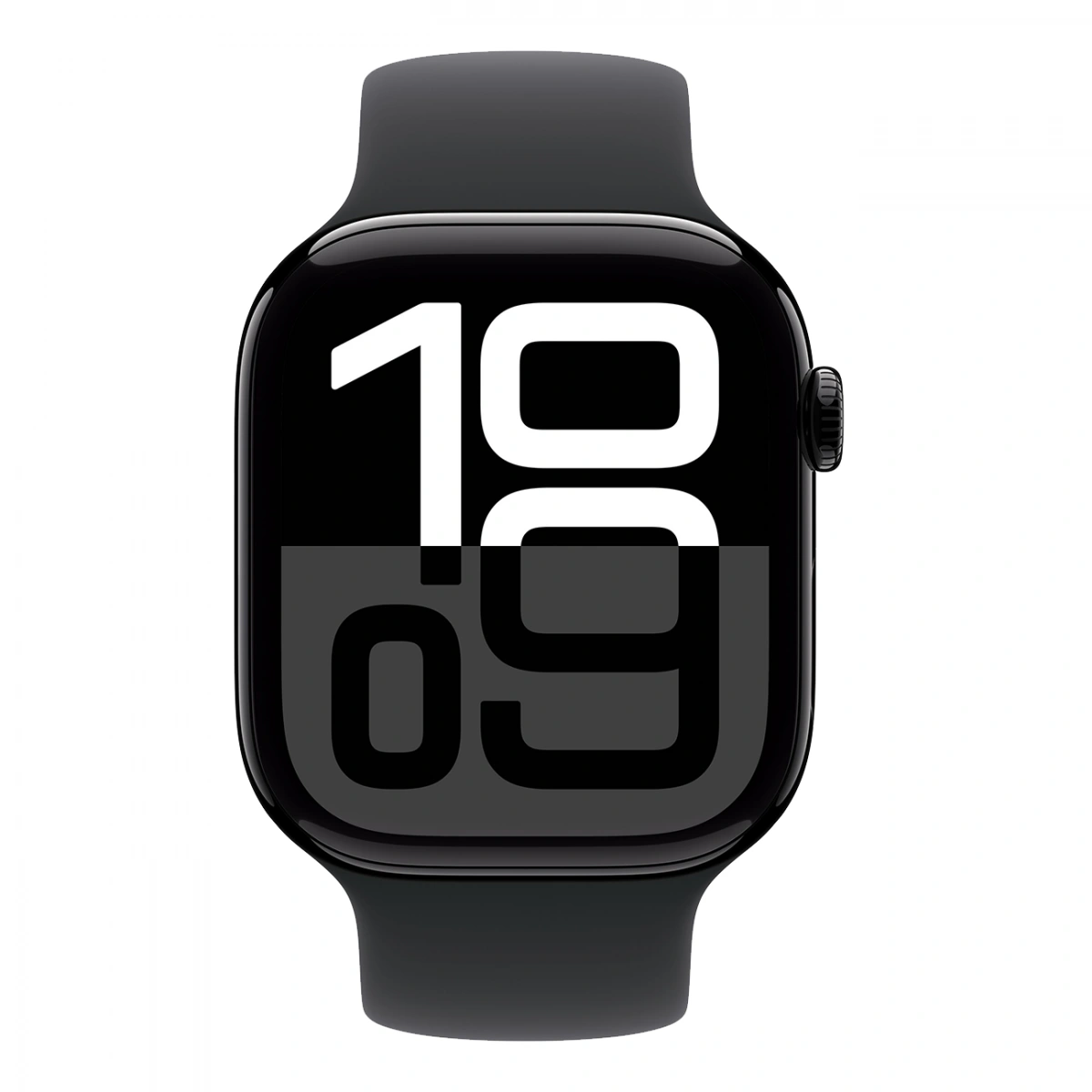 Apple Watch Series 10, 42 мм, алюминий цвета "чёрный глянец", Solo Loop Black, размер 1 (MWWX3). Фото 2