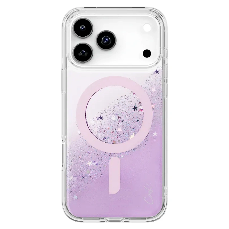 Накладка Uniq COEHL Resin Lyra MagSafe для iPhone 17 Pro Max, Лавандовая дымка (IP6.9P(2025)-LYRMLHAZ). Фото 1