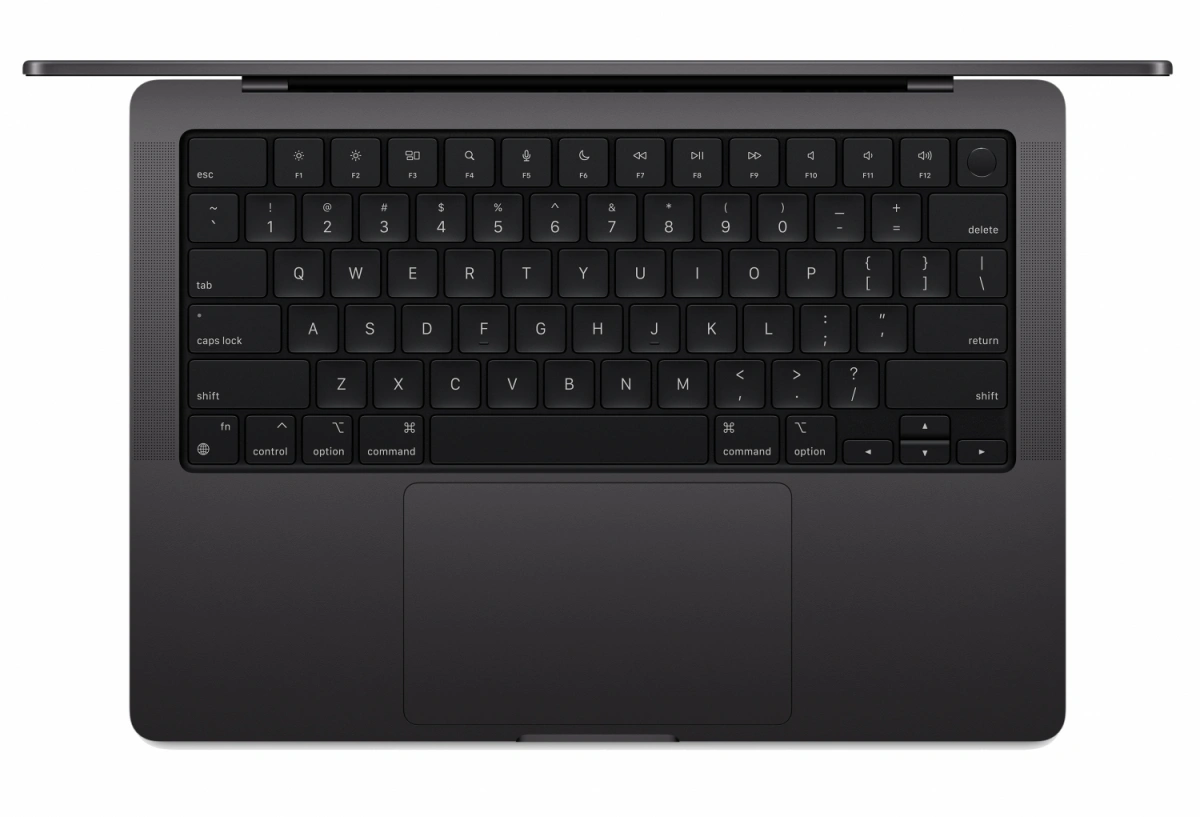 Apple MacBook Pro 14" (2024) 512Гб Космический чёрный (MX2H3) (M4 Pro 12-ядер CPU/16-ядер GPU, 24 ГБ, 512ГБ SSD). Фото 2