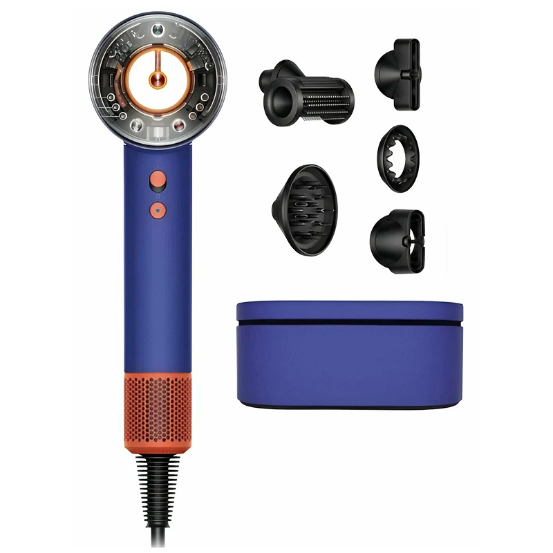 Фен Dyson Supersonic Nural HD16, Vinca Blue/Topaz (Подарочный кейс для хранения). Фото 1