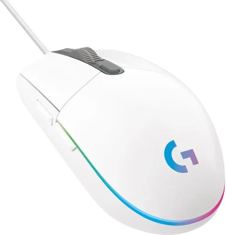 Мышь проводная Logitech G102 LightSync, Белый (910-005809). Фото 2