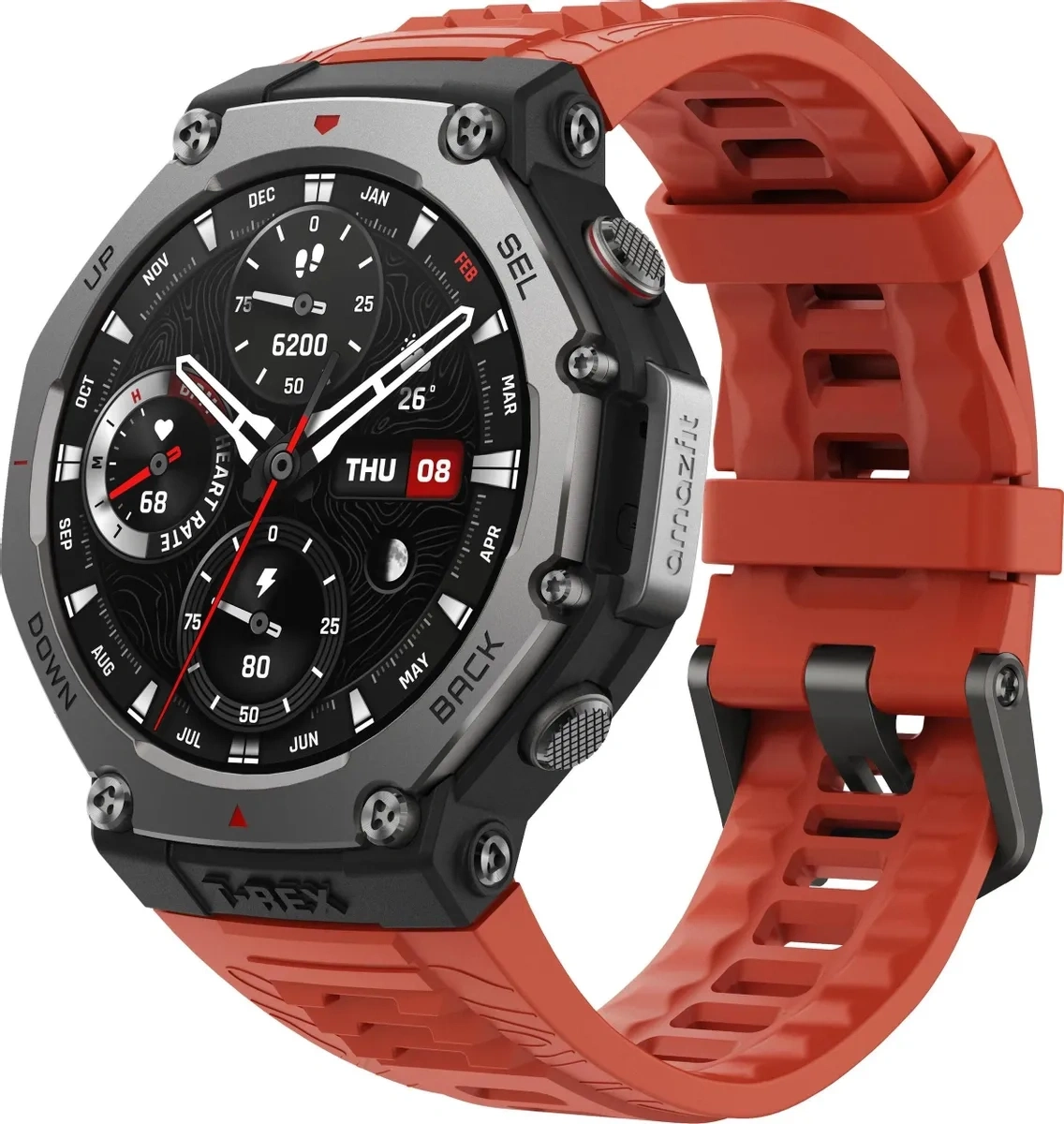 Умные часы Huami Amazfit T-Rex 3, Lava (A2323). Фото 1