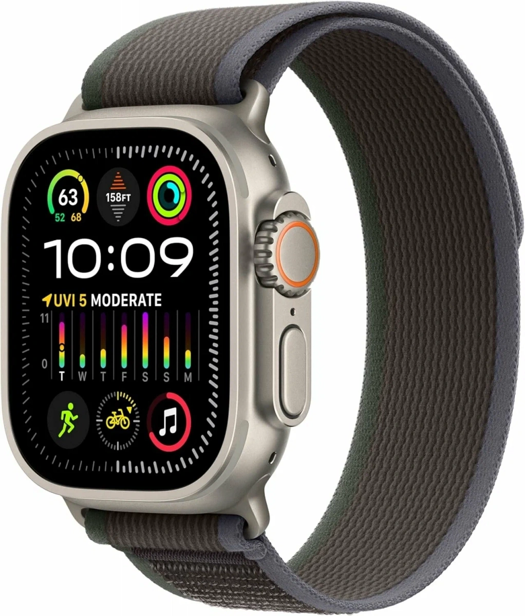 Умные часы Apple Watch Ultra GPS+Cellular 49mm Natural Titanium (Уцененный товар). Фото 1
