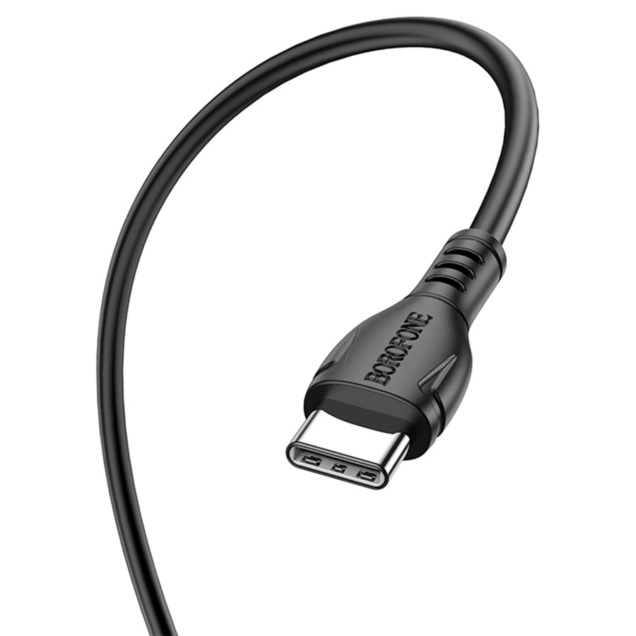 Кабель Borofone BX51 Triumph Type-C for Type-C PD 60W 1м, Чёрный. Фото 4