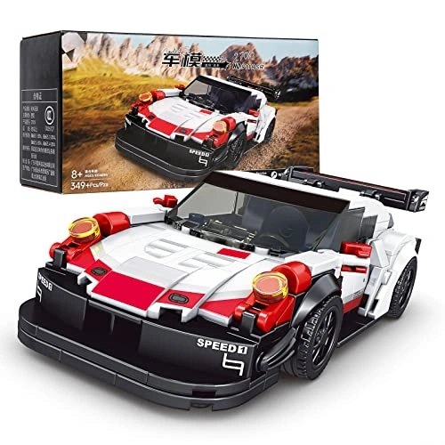 Конструктор Mould King Models 27010. Porsche 911 RSR, 349 деталей. Фото 1