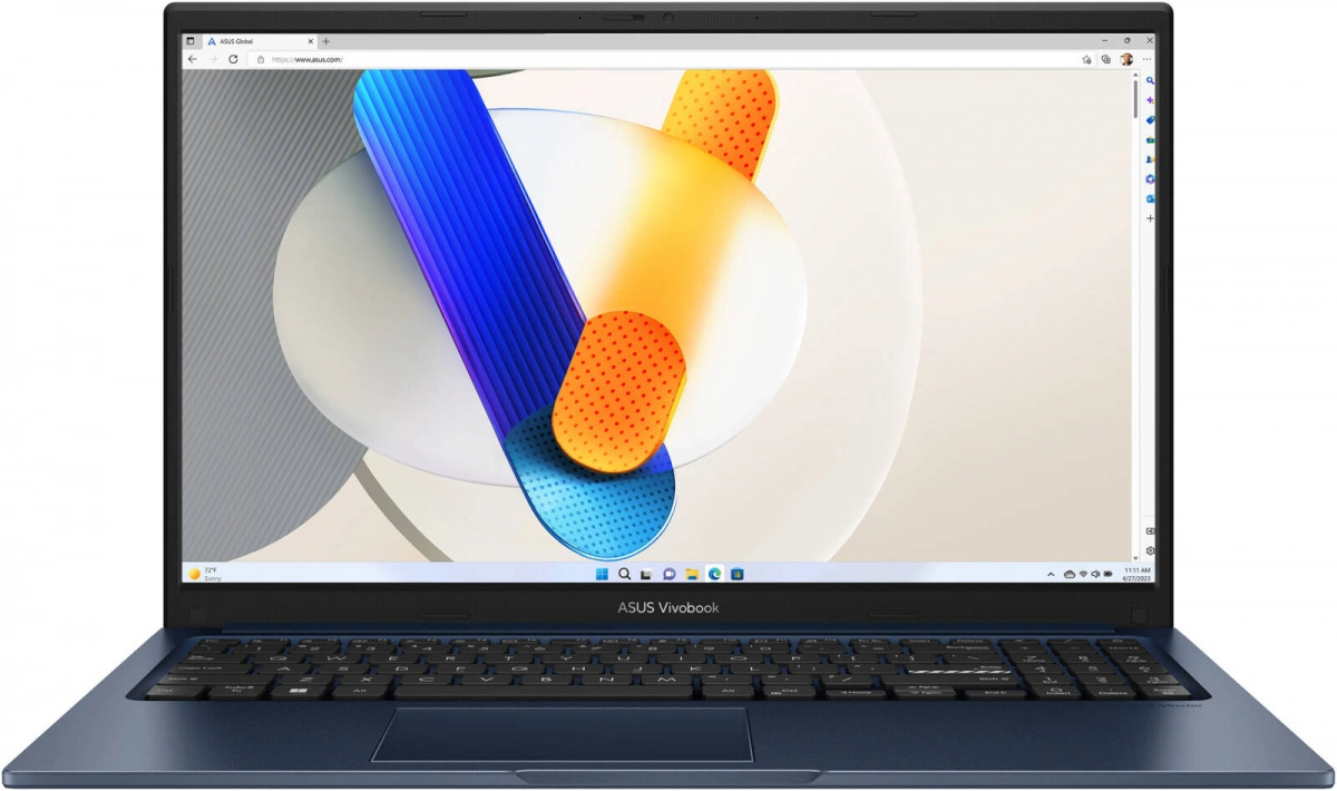ASUS VivoBook 15 X1504VA-BQ5274 Синий (15.6", Intel Core 7 150U, 16GB, SSD 512GB, Intel UHD Graphics, без ОС) 90NB13Y1-M02W10. Фото 1