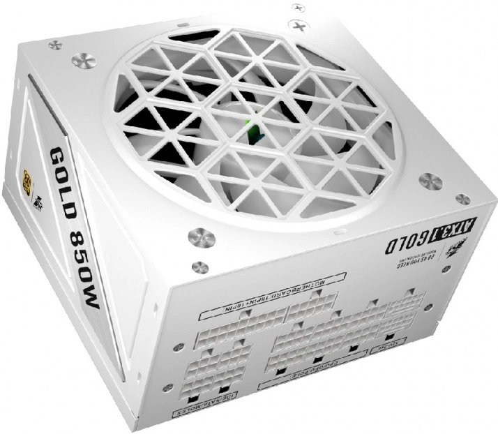 Блок питания 1STPLAYER NGDP GOLD 850W, Белый (HA-850BA4-WH). Фото 2