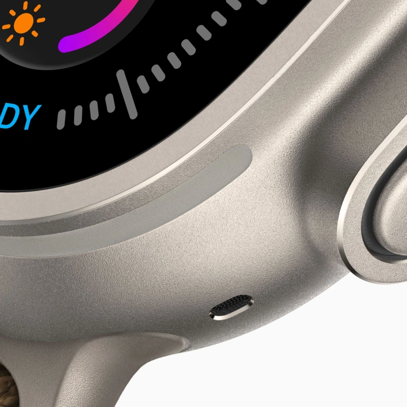 Умные часы Apple Watch Ultra 4 (2026) GPS+Cellular 49мм, Натуральный титановый корпус, ремешок "Пустынная альпийская петля" размер S 130-160 мм (MJAE4). Фото 4