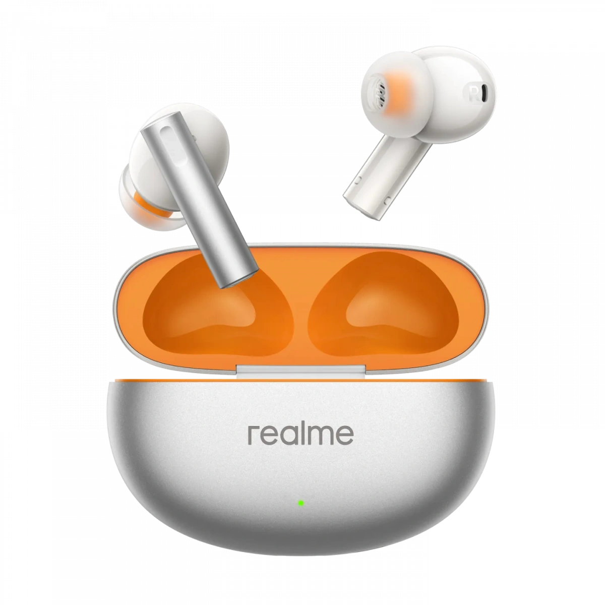 Беспроводные наушники Realme Buds Air 6, Титановый-оранжевый (RMA2402). Фото 1