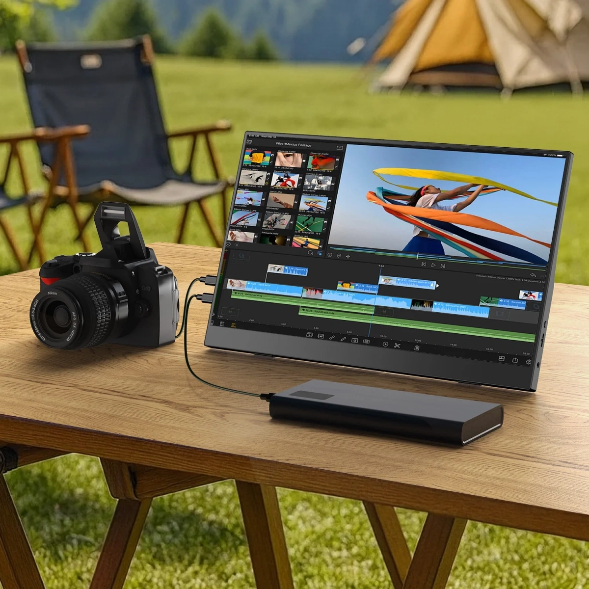 Портативный монитор Uperfect Uplays-T05 (15,6", 1920x1080, 60 Гц, IPS). Фото 2