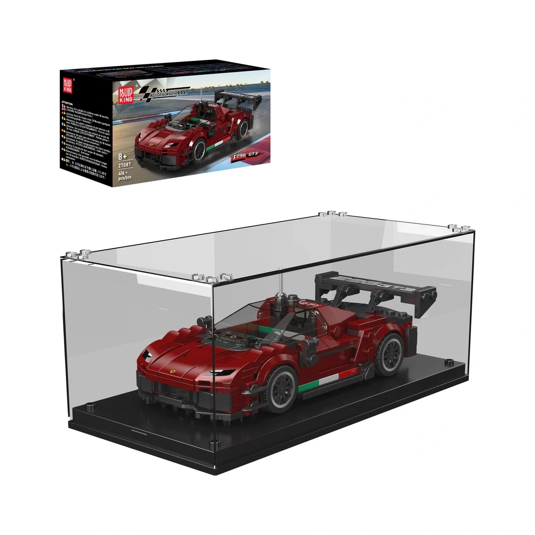 Конструктор Mould King Models 27087. Ferrari 296 GT3 Spider, 416 деталей. Фото 1