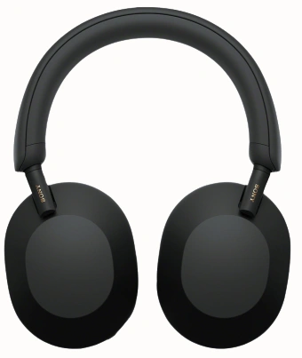 Беспроводные наушники Sony WH-1000XM5/B с шумоподавлением, Чёрные. Фото 3