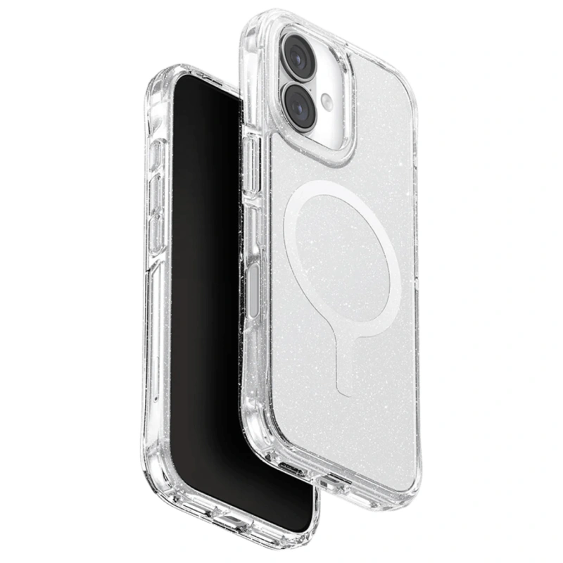 Накладка Uniq LifePro Xtreme Tinsel для iPhone 17 (MagSafe), Clear (IP6.3(2025)-LPRXMTLUC). Фото 1