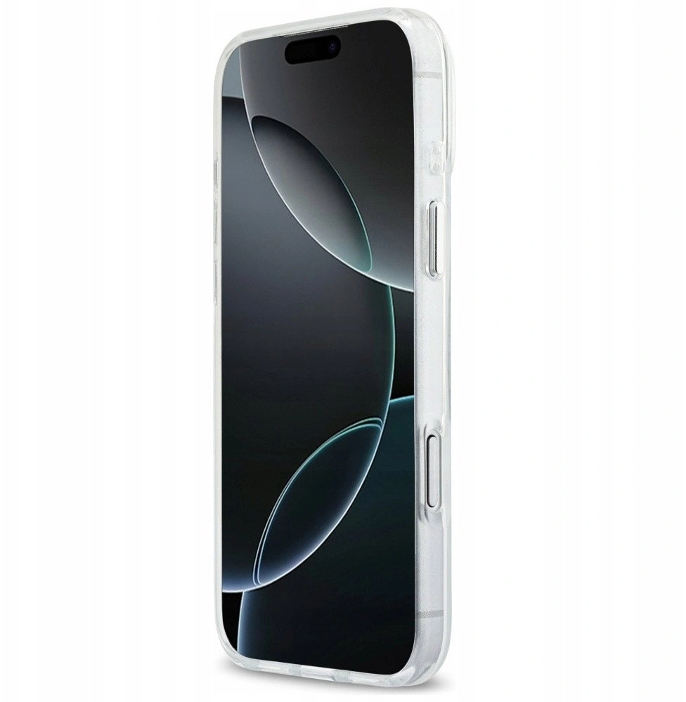 Накладка Lagerfeld для iPhone 17 Pro Max IML RSG logo Metal camera (MagSafe), Прозрачная (KLHMP17XHKRSGPT). Фото 5