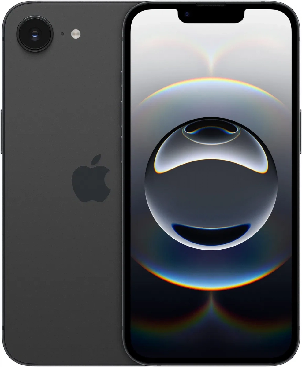 Смартфон Apple iPhone 16e 128Гб Чёрный (eSIM) (Без RuStore). Фото 1