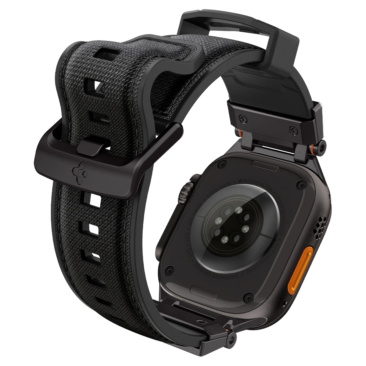 Ремешок Spigen Durapro Armor для Apple Watch 44/45/46/49мм, Чёрный (AMP09229). Фото 4