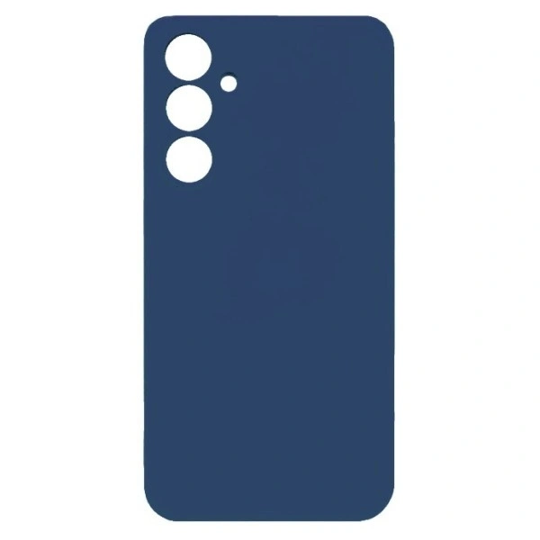 Накладка Silicone Case Logo для Samsung Galaxy A15 4G/5G, Тёмно-синяя. Фото 1