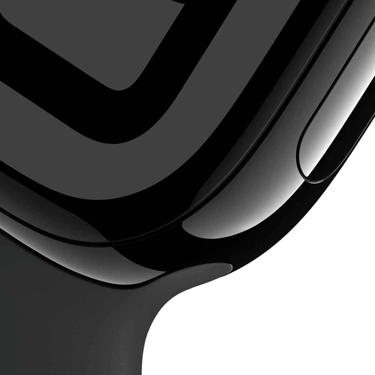 Apple Watch Series 10, 42 мм, алюминий цвета "чёрный глянец", Solo Loop Black, размер 1 (MWWX3). Фото 3