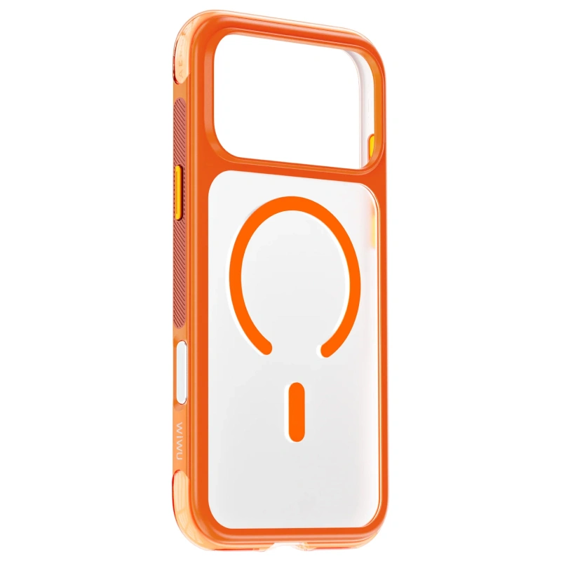 Накладка Wiwu для iPhone 17 Pro AeroShield Pro (MagSafe), Оранжевый (AS-202). Фото 3