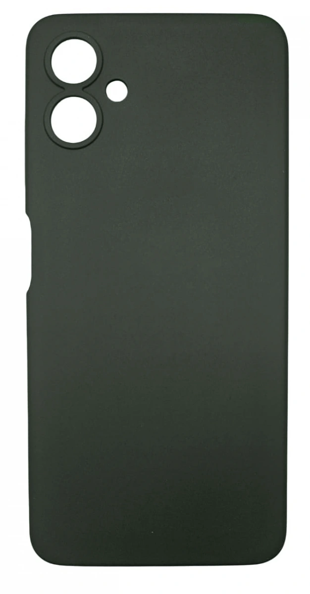 Накладка Silicone Case для Samsung Galaxy A06, Тёмно-зелёная. Фото 1