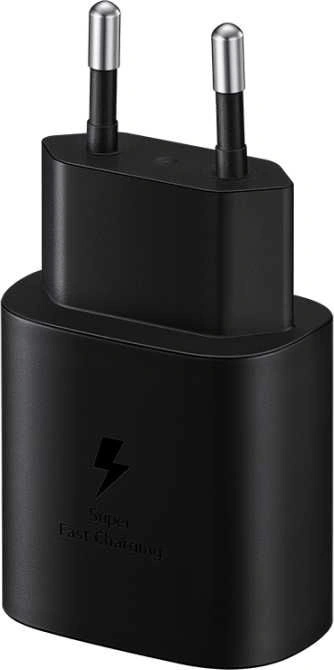 Сетевое зарядное устройство Samsung USB-C 25W, Type-C Cable, Чёрное (EP-TA800XBEGWW). Фото 3