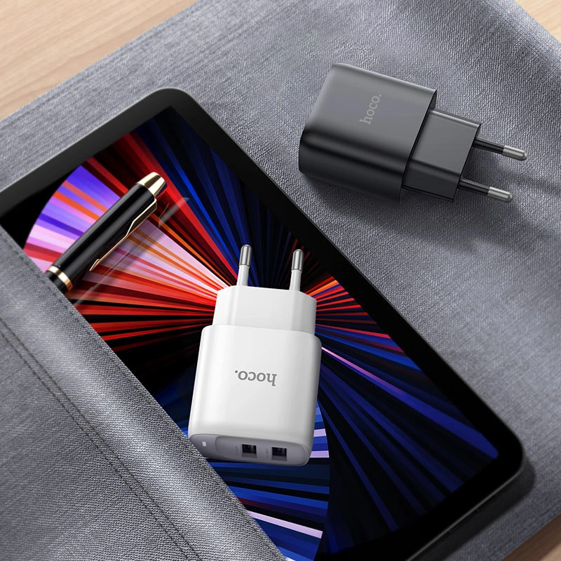 Сетевое зарядное устройство Hoco C141A Smart, Белое. Фото 3