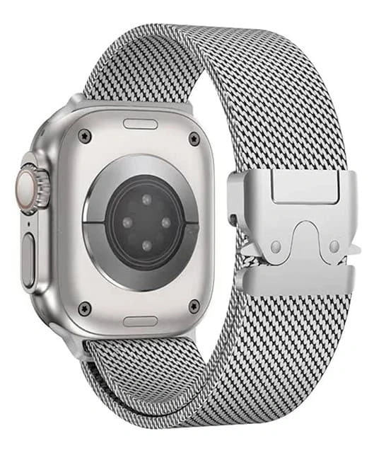 Ремешок Titanium Milanese Loop для Apple Watch 44/45/46/49мм, Silver. Фото 2